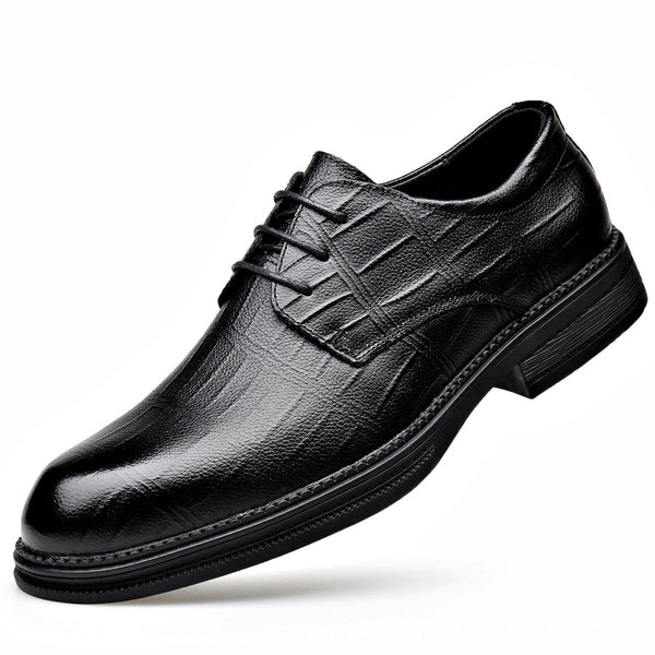Classic Textured Derby Dress Shoes