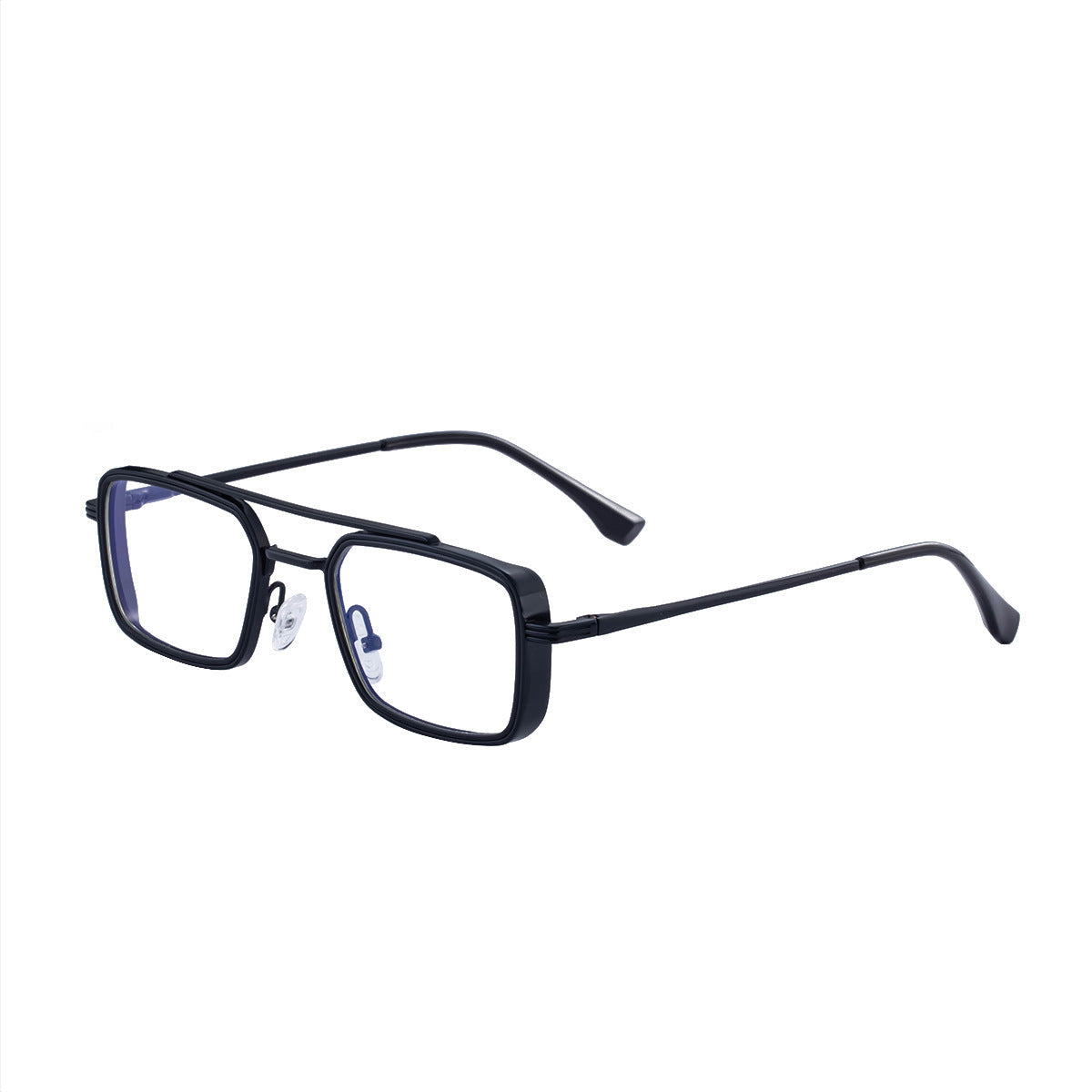 Metal Frame Rectangular Sunglasses