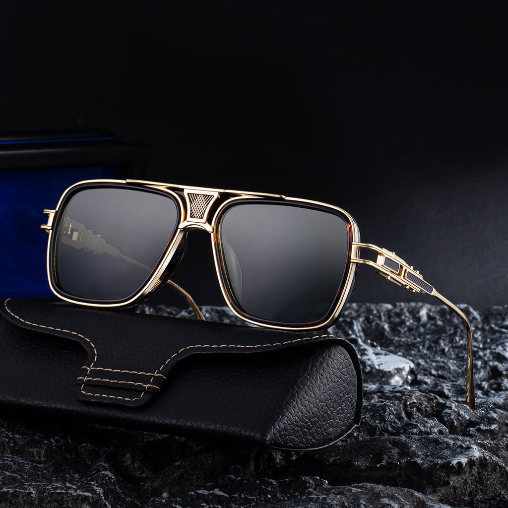 Retro Metal Frame Sunglasses