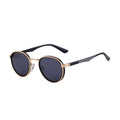 Metal Round-Frame Sunglasses