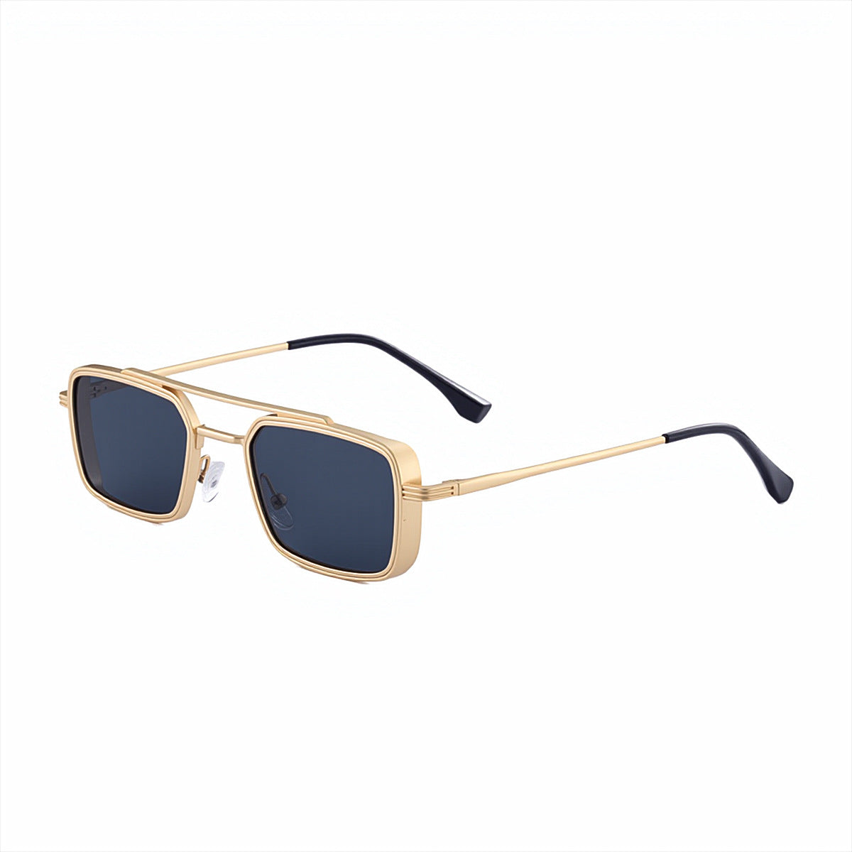 Metal Frame Rectangular Sunglasses