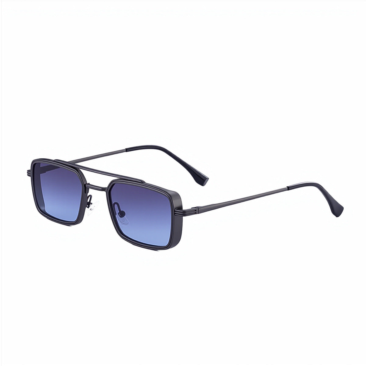 Metal Frame Rectangular Sunglasses