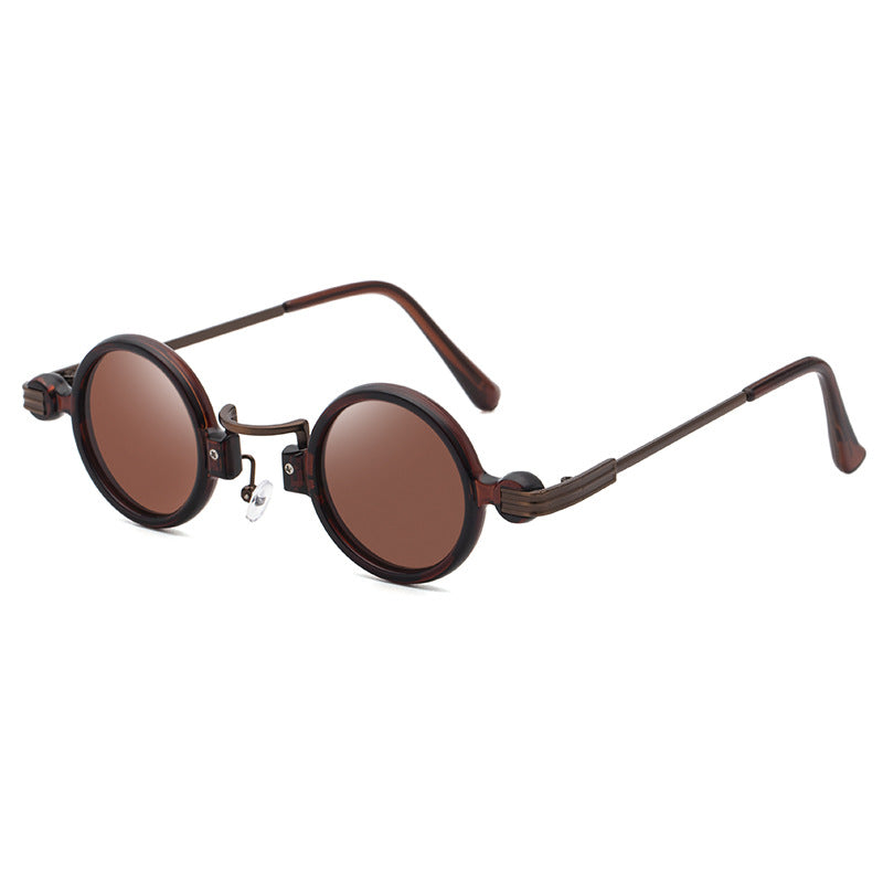 Retro Steampunk Round Sunglasses