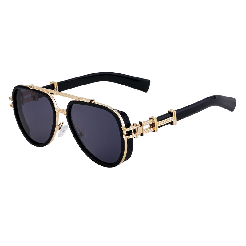Vintage Steampunk Aviator Sunglasses