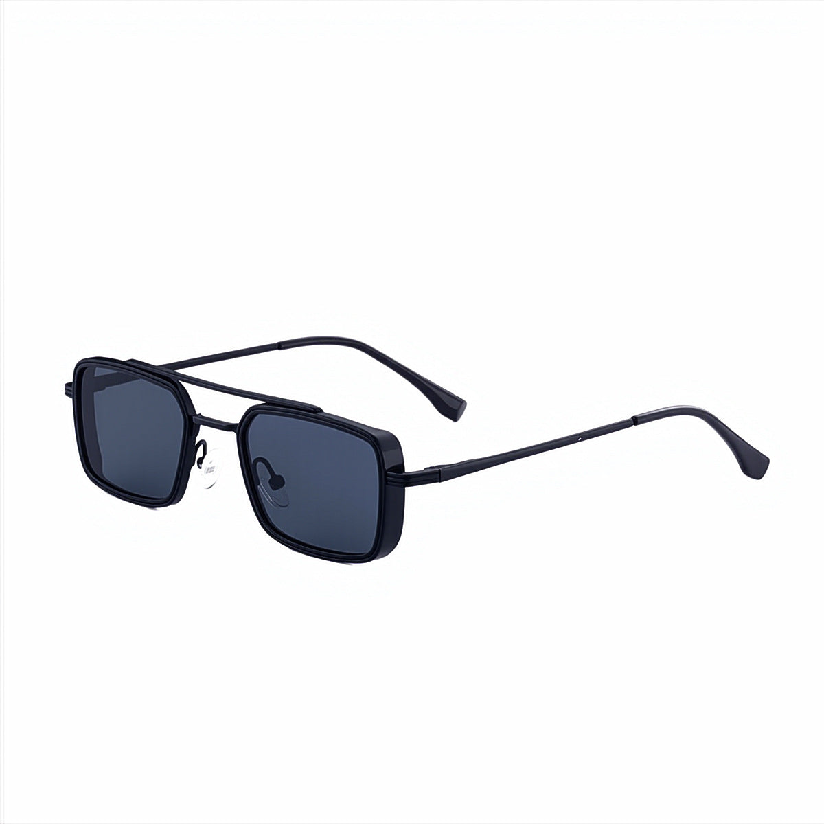 Metal Frame Rectangular Sunglasses