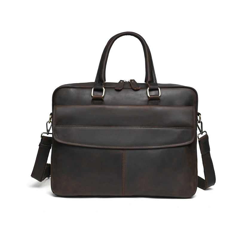 Retro Leather Satchel