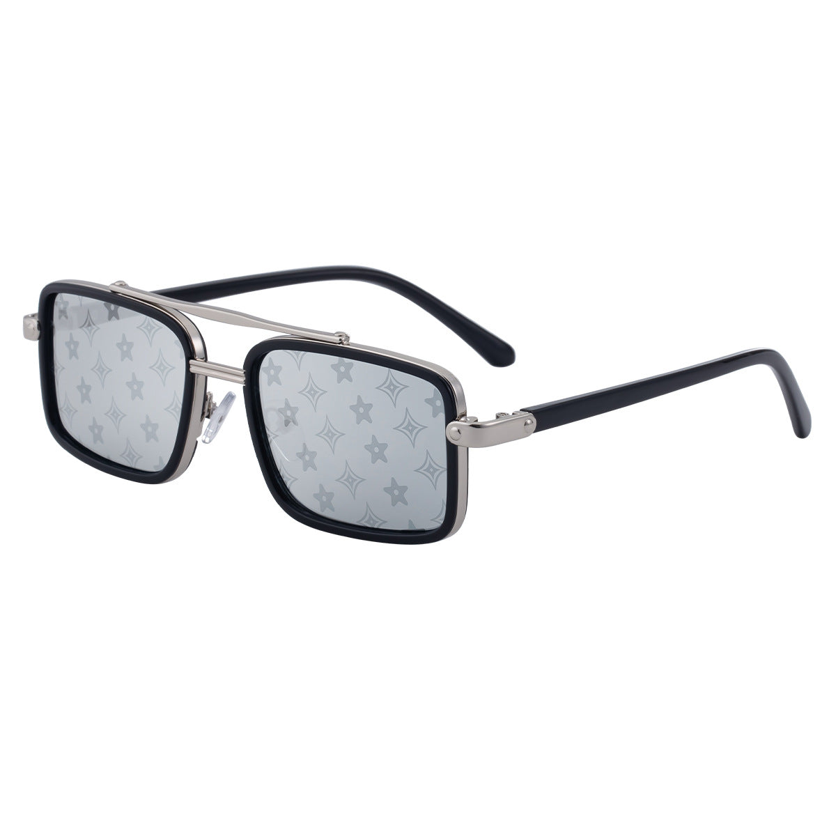 Retro Square Aviator Sunglasses