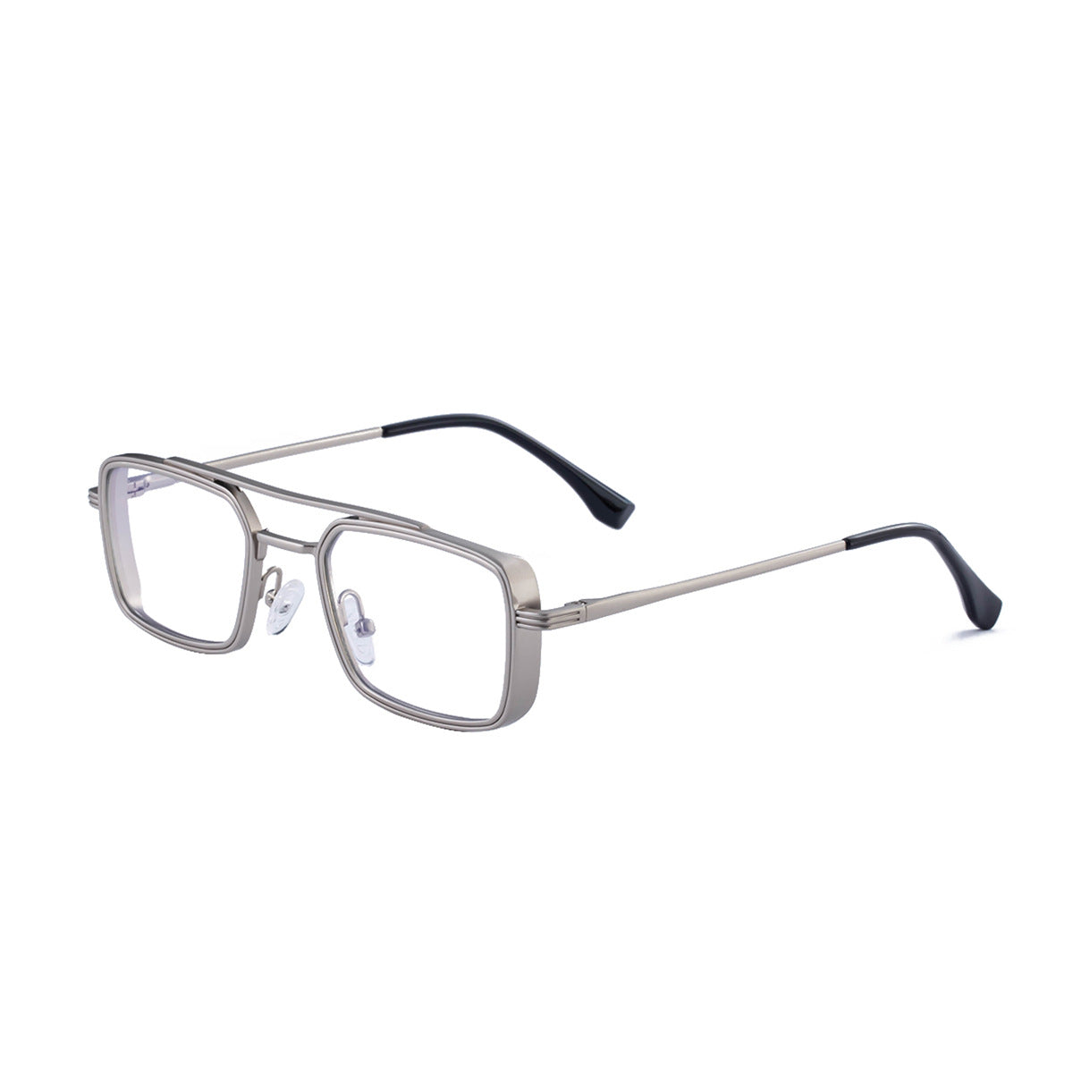 Metal Frame Rectangular Sunglasses